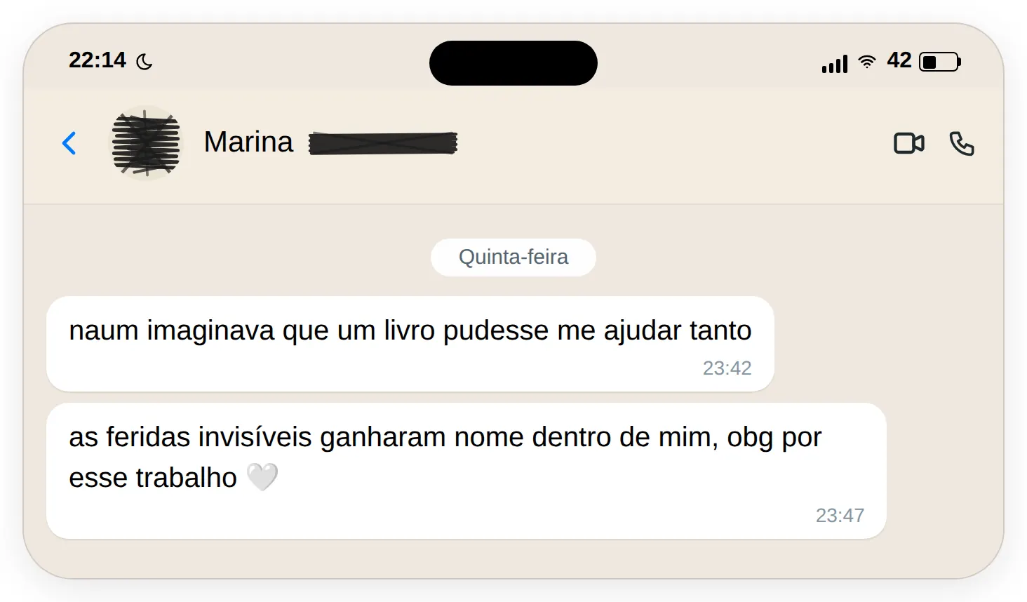 Depoimento Marina