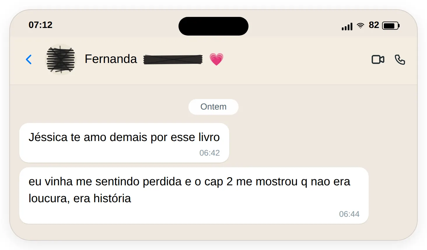 Depoimento Fernanda