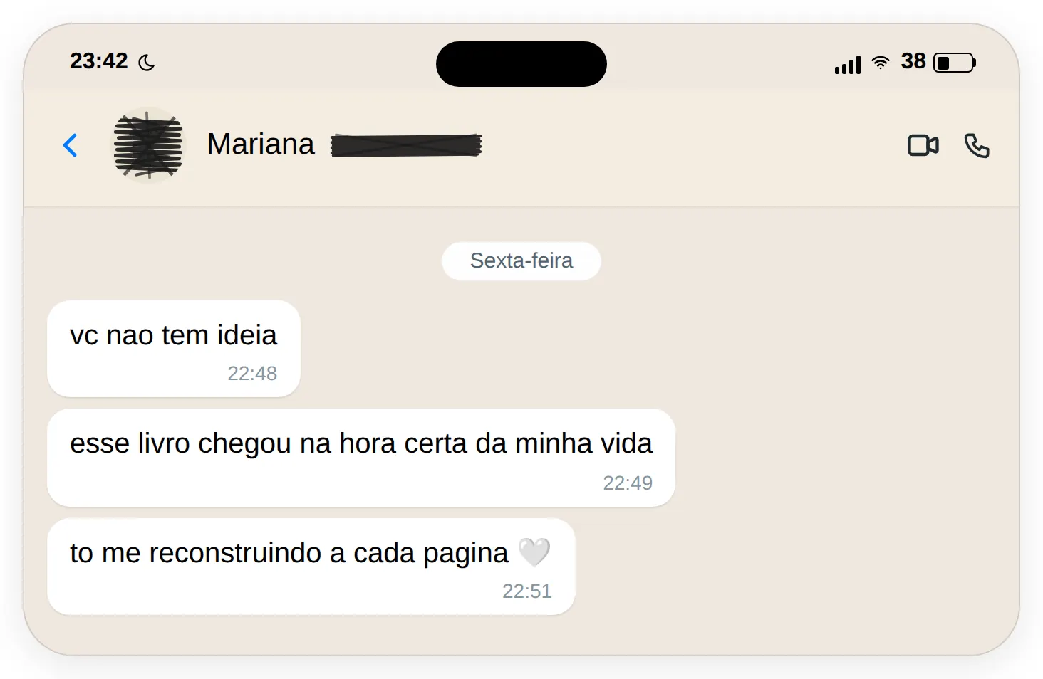 Depoimento Mariana