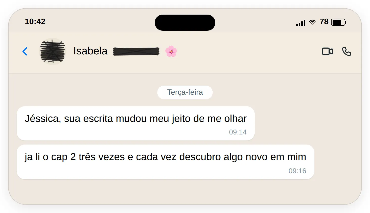 Depoimento Isabela